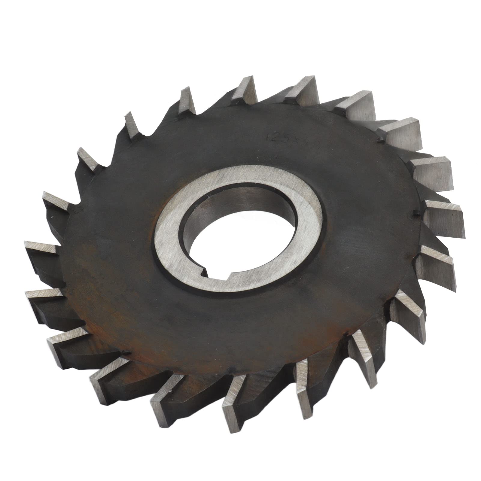 Juego de discos para cortadores de engranajes evolventes, fresa en forma de disco de HSS con diámetro interior de 32 mm, 125 x 12 mm para corte preciso de engranajes en trabajos de