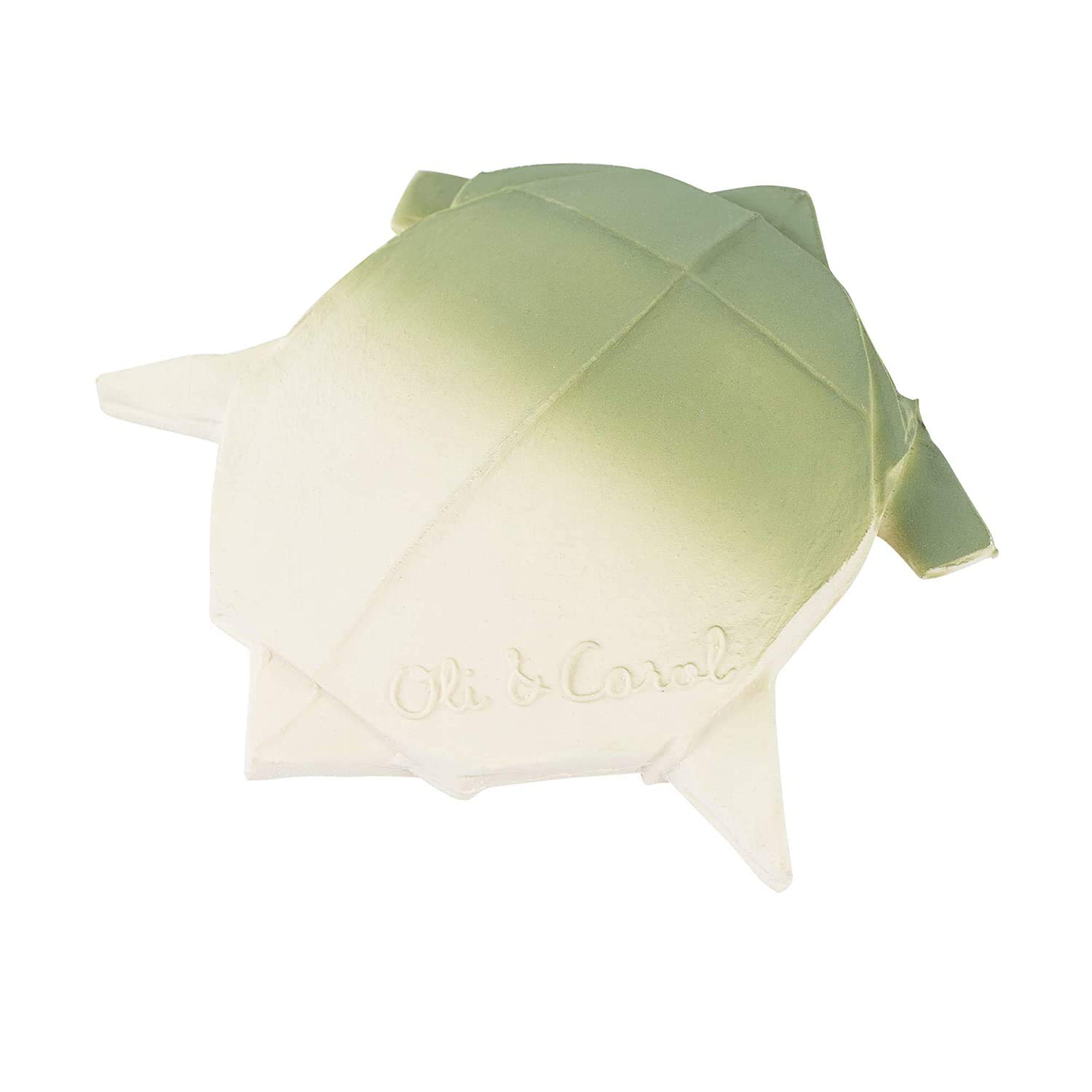 Oli & Carol, H2ORIGAMI Turtle Unit, Natural Rubber Baby Teether, Non-Toxic