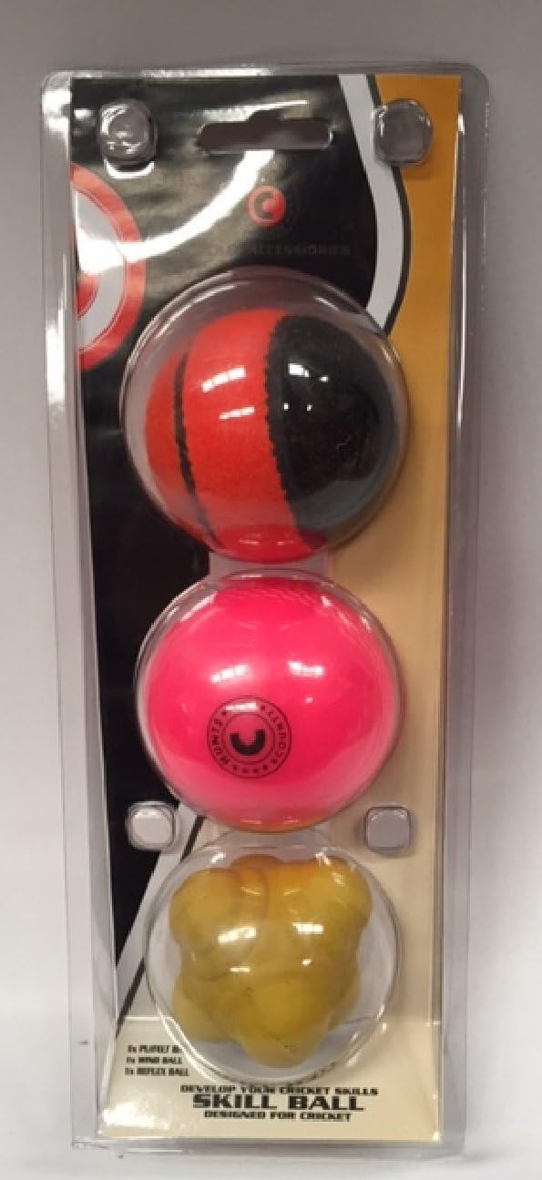 Hunts County Skills Cricket Ball Set BigaMart