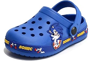 Fun Sonic the Hedgehog Slippers for Boys Age 4-7