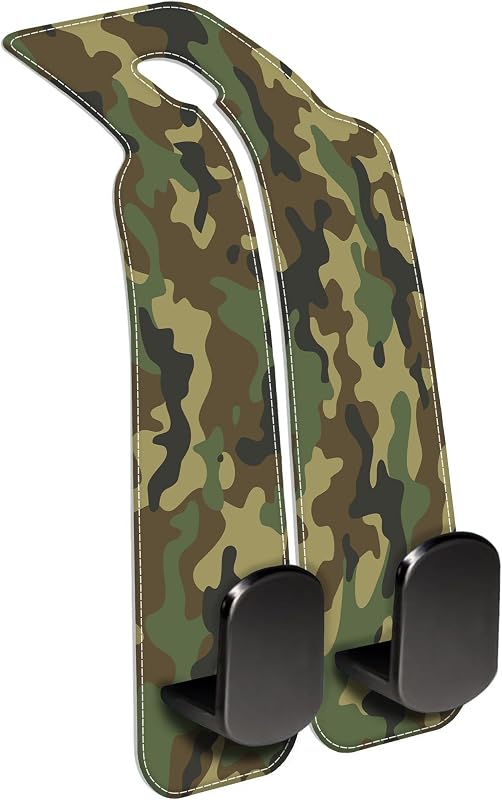 Cabide Organizador para Encosto de Banco AEWNUNK Camuflado com 2 Ganchos para Bolsas e Sacolas, 1 unidade