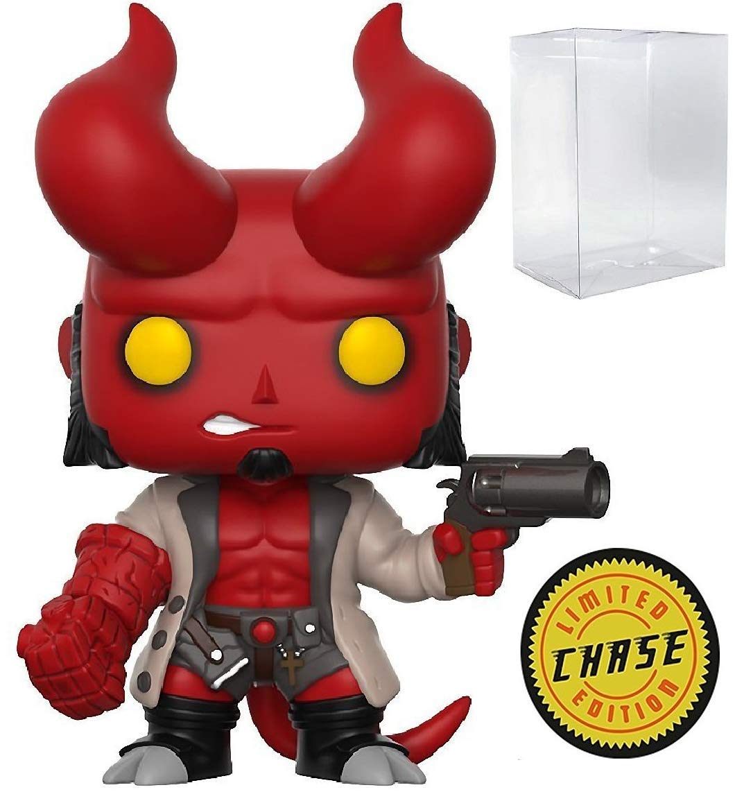 Funko Comics: Hellboy - Hellboy with Horns Limited Edition Chase Pop! Vinyl Figure Vinyl Figure (Includes Compatible Pop