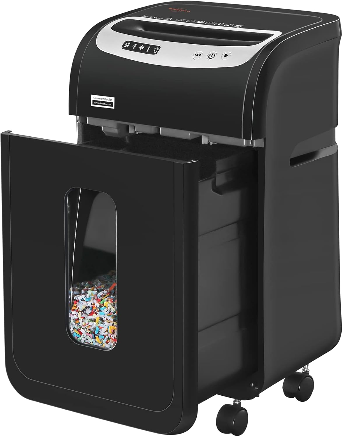 Paper Shredder with US Patented Blade,VidaTeco 16-Sheet Micro-Cut Heavy Duty Shredder,Shred Card/CD with 7.9-Gal Extra Large Bin Hold 800 sheets,Paper Shredder for Home Office with Auto Jam Proof(ETL) : Office Products