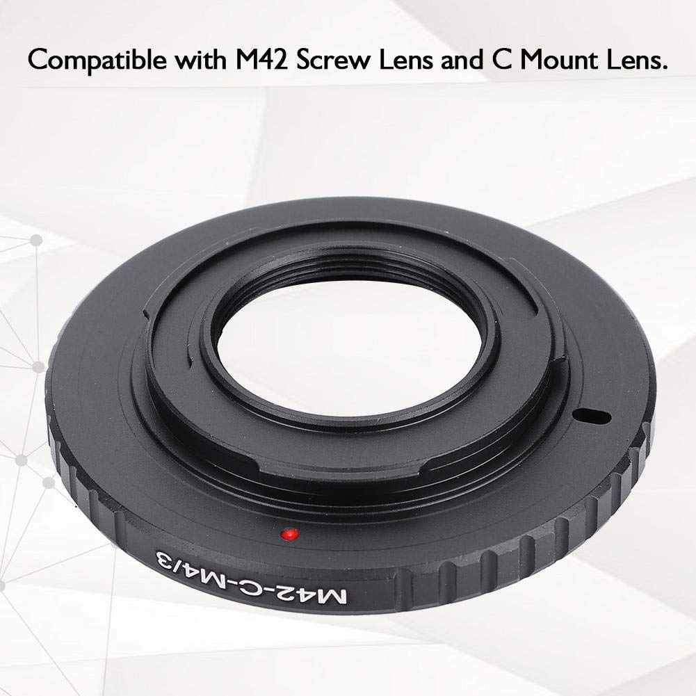 Adaptateur Objectif M42 Vers Micro 4/3 Annadue - Ultra Fin 6mm, Alliage Aluminium, Pour Appareil Photo Sans Miroir M43