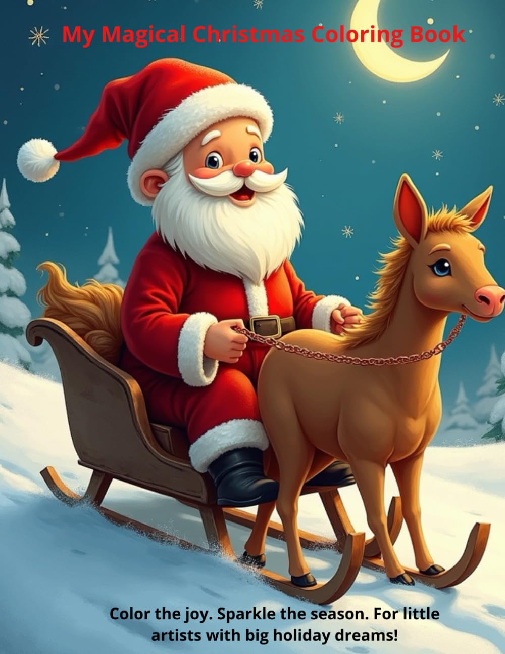 My Magical Christmas Coloring Book: COLORING PAGES FOR CHILDREN