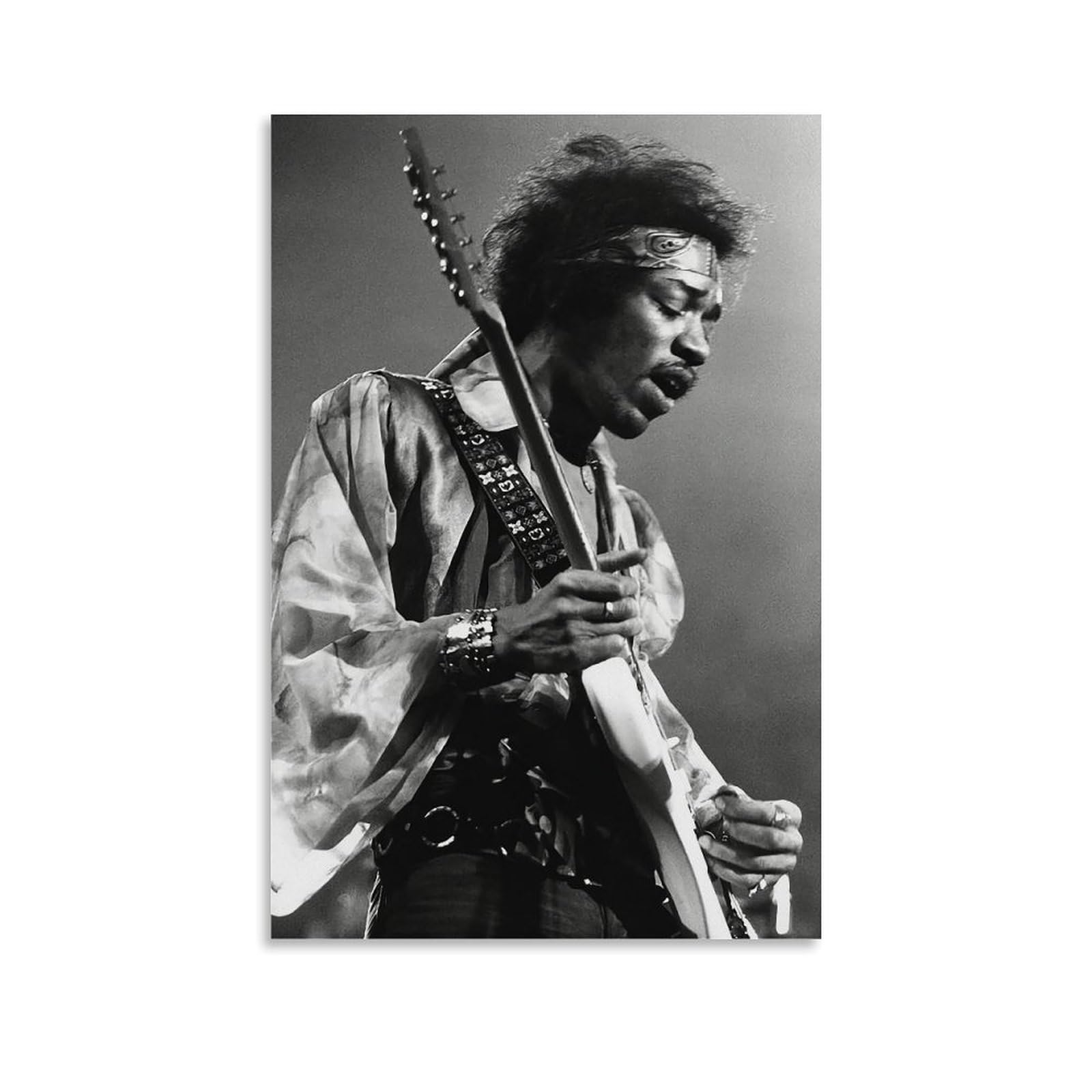 PANTTING Jimi Poster Hendrix Posters Aesthetic Canvas Wall Art Print Home Decor for Bedroom Living Room16x24inch(40x60cm) Unframe-style