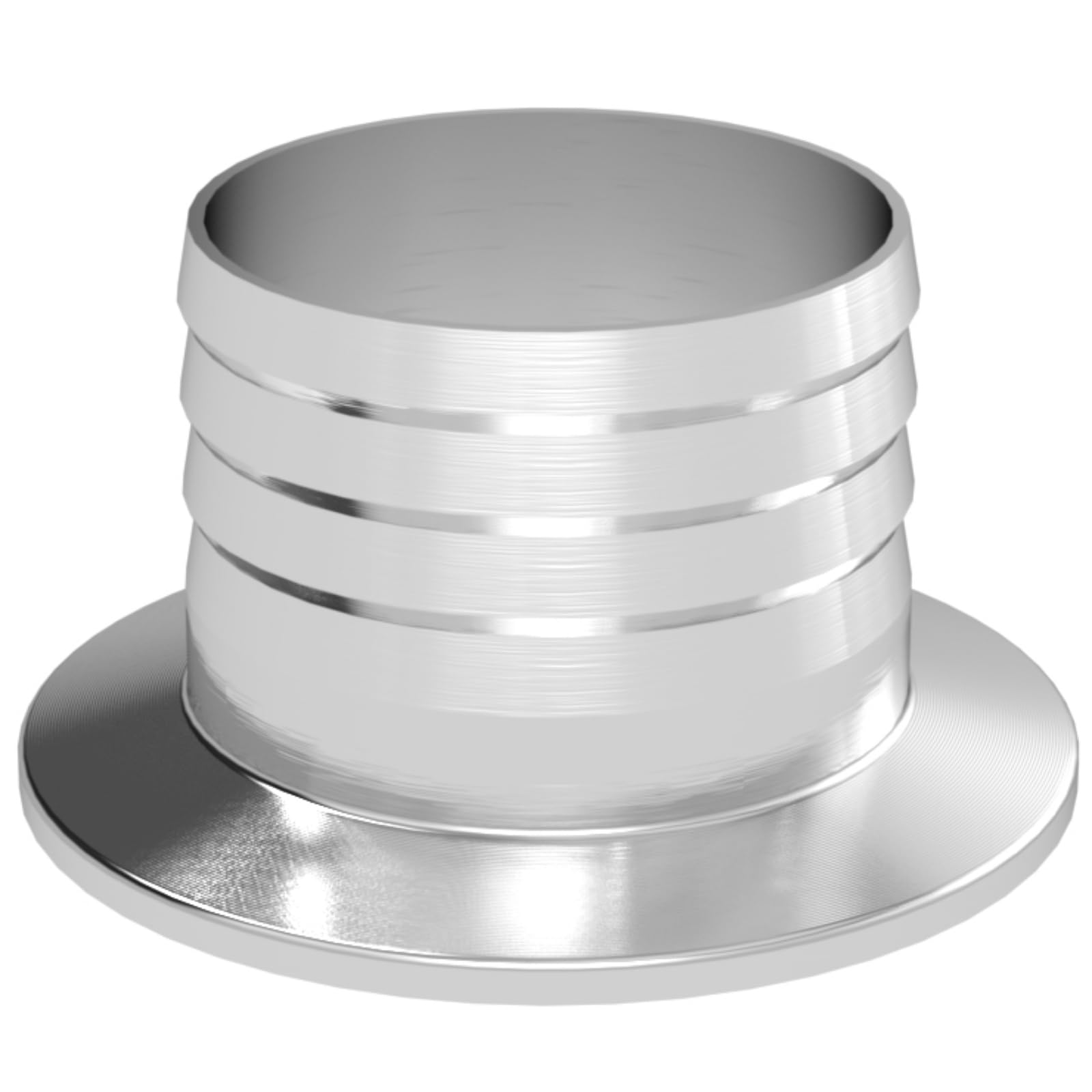 ISO-KF NW-40 do 6 mm adapter do węża ze stali nierdzewnej - polerowane złączki 304 do systemów próżniowych, 2 szt