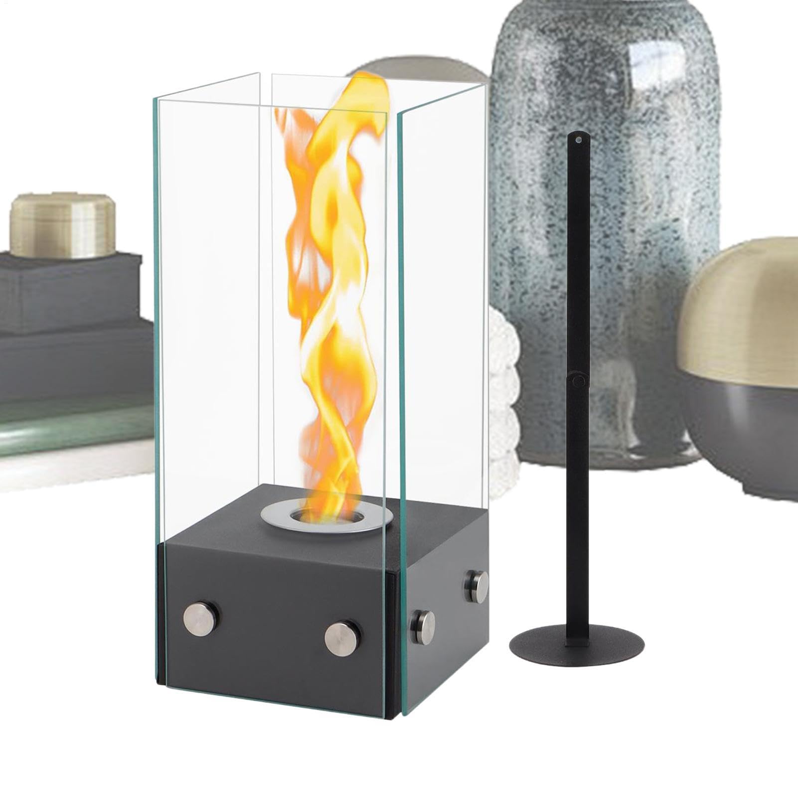 Chimenea de sobremesa para Interior Quemador de Llama Real sin Olor