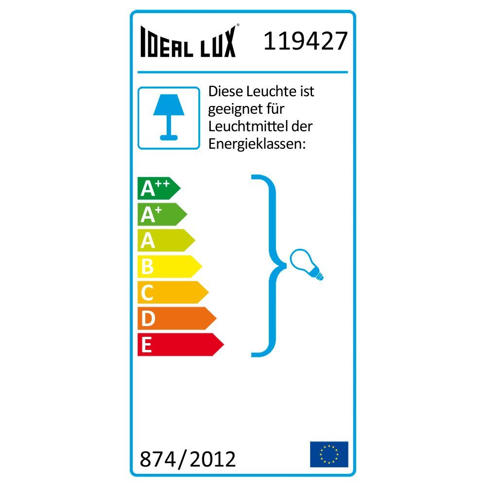 Radio AP1 Cromo - 119427 - Applique, Ideal Lux
