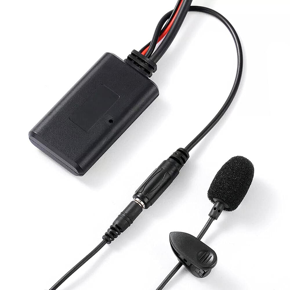 Modulo Adattatore audio AUX musicale Bluetooth Ricevitore con microfono compatibile con autoradio Peugeot 207 307 407 607 807 408 508 Citroen C1 C2 C3 C5 C6 C8 DS3