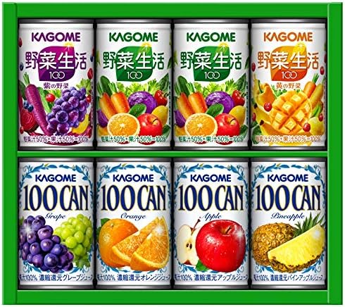 Amazon | カゴメ フルーツ＋野菜飲料ギフト 【Kagome 100％フルーツジュース おいしい 美味しい ジュースセット つめあわせ 詰合 詰め合わせ 詰め合せ 詰合せ 来客用 野菜ジュース 野菜生活100 Kagome100Can 1000】 | 通販パーク | 野菜ジュース・フルーツジュース 通販