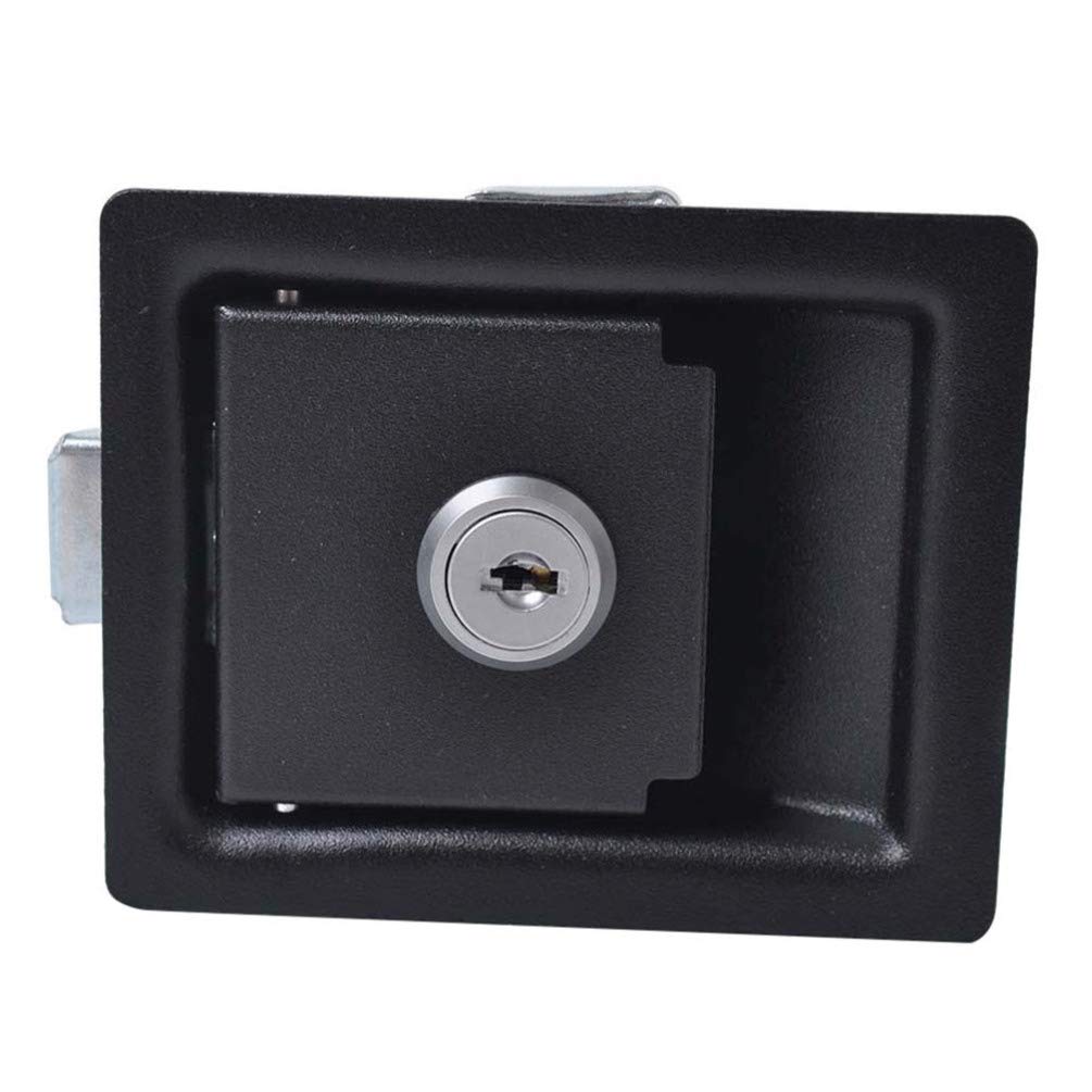 LIOOBO Caja de Herramientas Remolque RV Cerraduras de Coche de Acero Al Carbono Antirrobo Manija de Paleta Cerraduras Remolque Caravana Piezas Accesorios 4 Piezas
