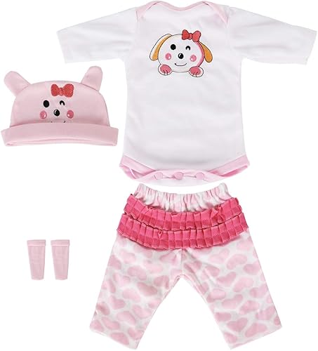 Enadoll - Ropa de muñeca para bebé recién nacido color rosa