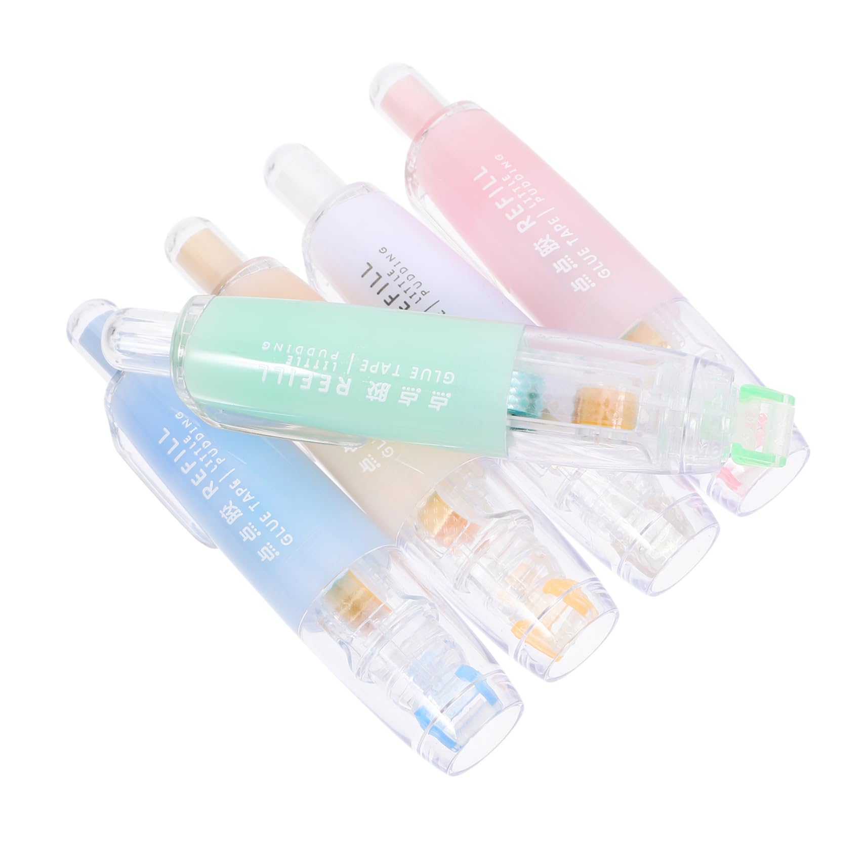 Housoutil 5 Set Penna Colla Rapida Ad Asciugatura Colla Artigianale Versatile Per Scrapbooking E Lavori Design Ergonomico Gocce 5 Pezzi*5