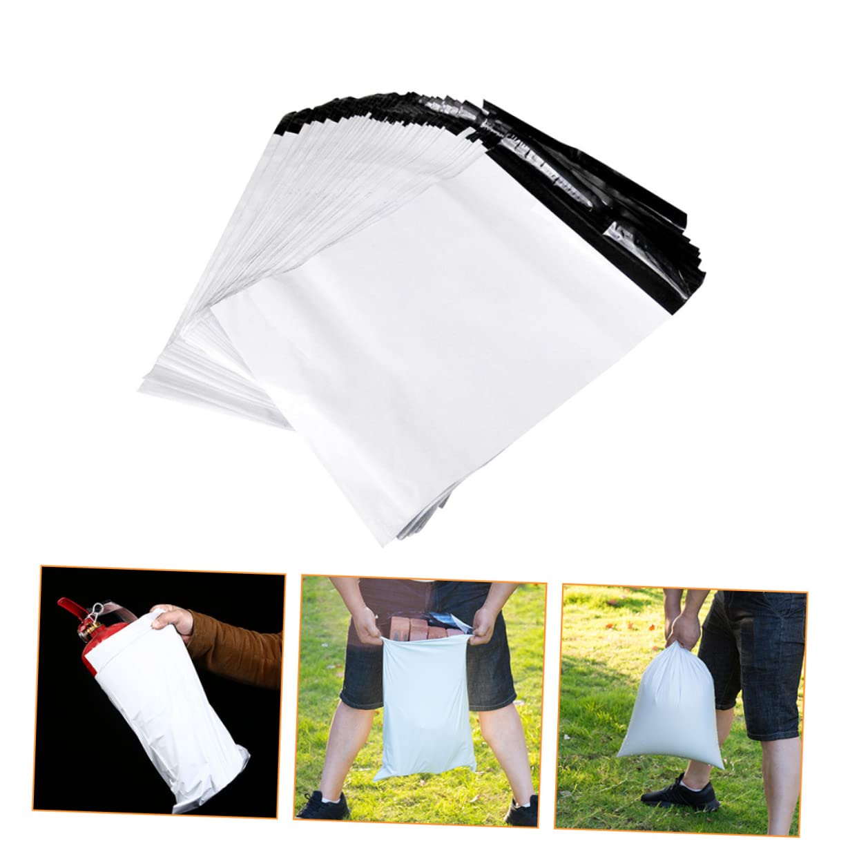 NUOBESTY Buste Per Corriere Postale Ispessite - 100 Pezzi Imballaggio Aziendale Con Materiale Pe