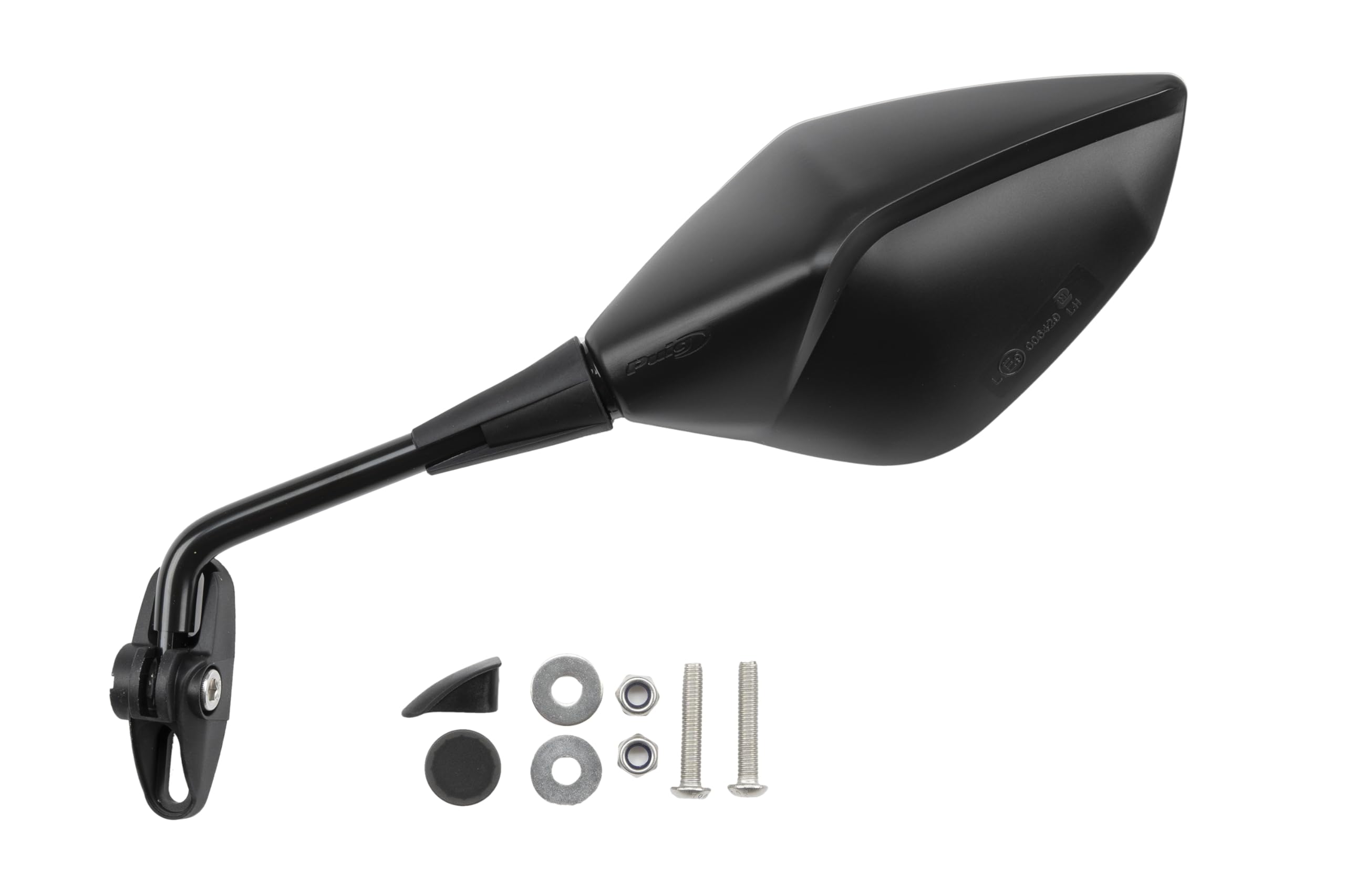 Puig Z3 Mirror Left - Fairing Fitment - 70 Degree Angled Arm | Black