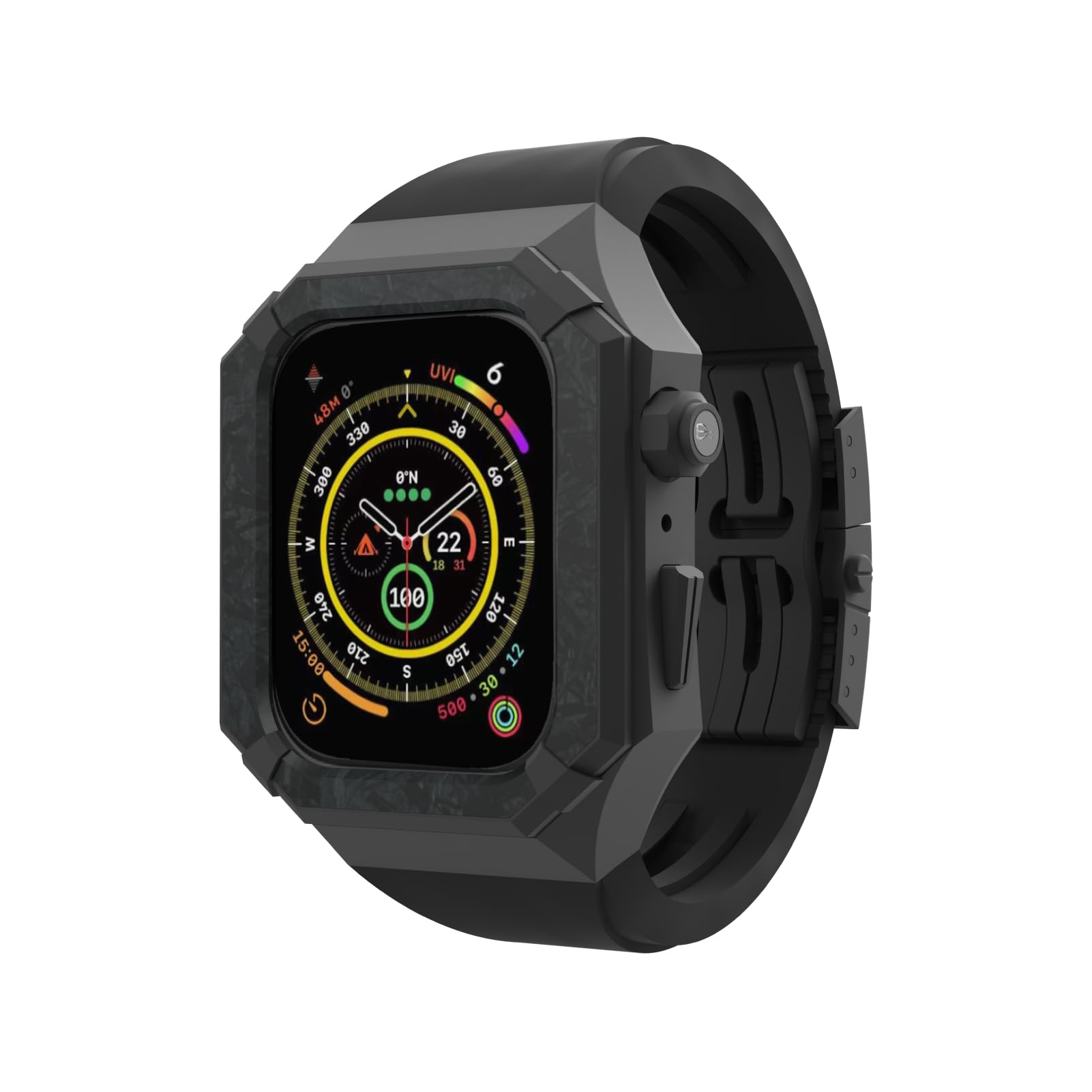 Amazon.co.jp: 【RACINGPREMIUM】 AppleWatchのフルシリーズに適してい 
