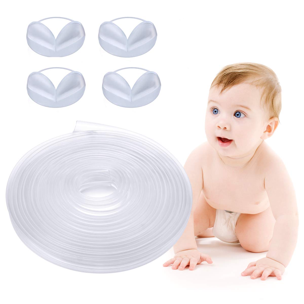 Buy Corner Protector Guard Edge Safety Bumpers Strip for Baby, Godmorn Silicone Furniture