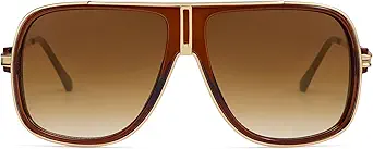 Retro Aviator Sunglasses for Women Men Oversized 70s 90s Square Womens Mens Sunnies AP3683