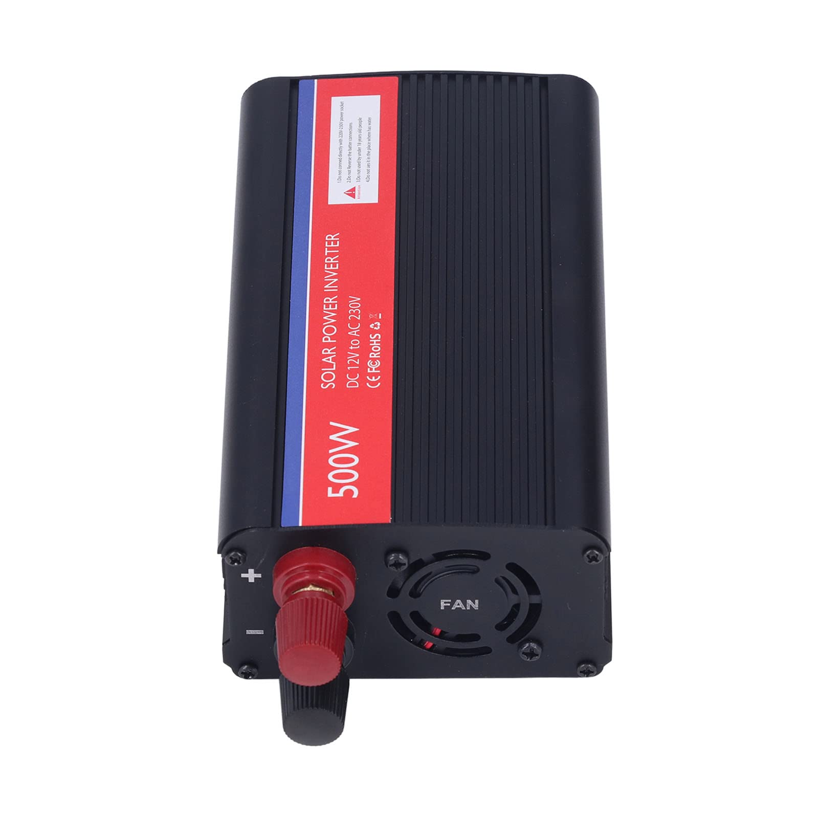Hyuduo Przetwornica Mocy 500W, 12V DC na 230V AC (BLACK)