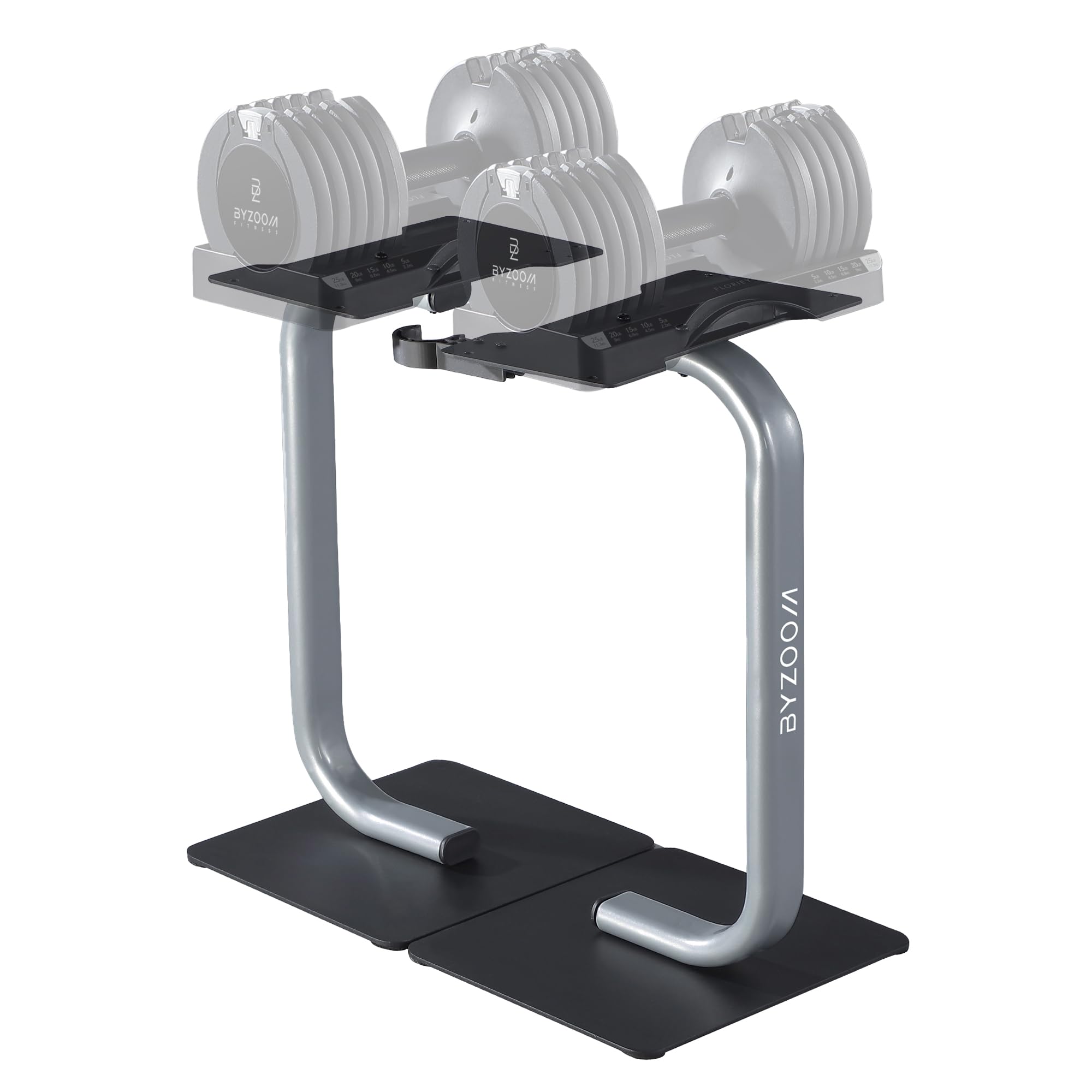 Adjustable Dumbbell Stand Rack Holder Weight Training Fitness Exercise for Home Gym Woman Beginner Black