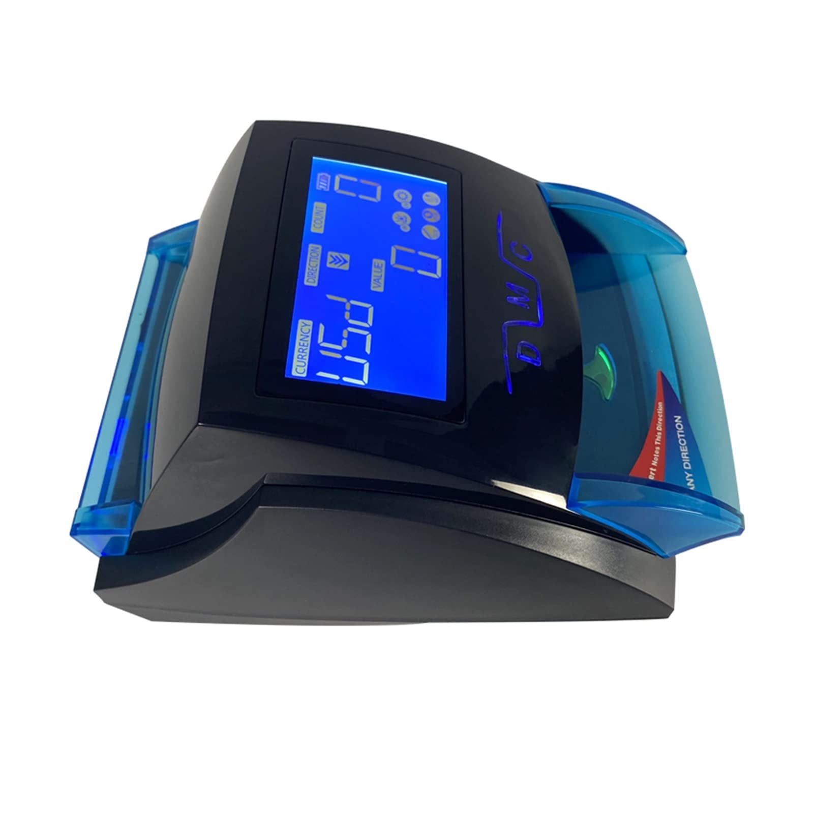 Money Counter Machine XD-520B USD EUR MYR THB LBP Counter Counter False Note Detector con rilevatore di denaro for inserimento a 4 lati