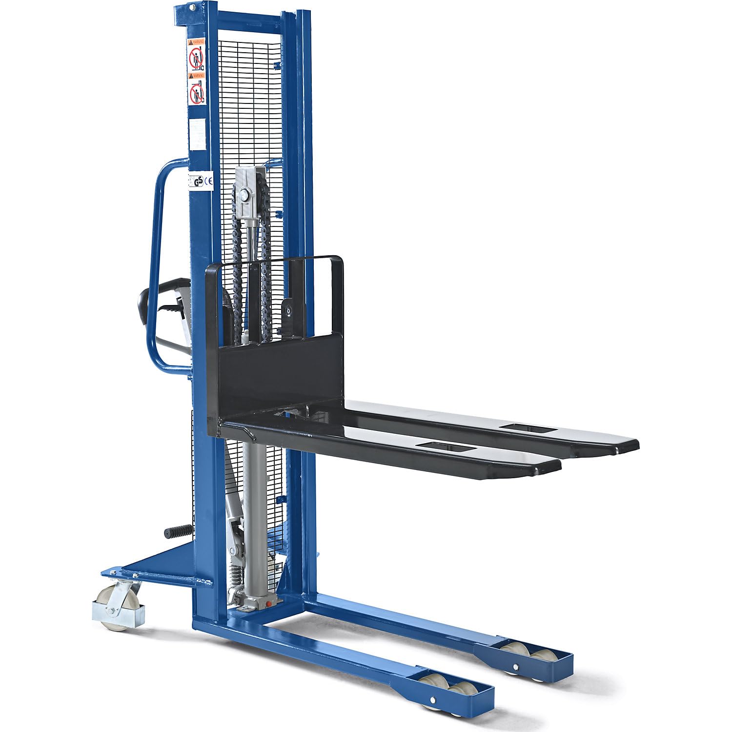 kaiserkraft | Hochhubstapler | Hubbereich 90 - 1600 mm, Tragfähigkeit 1100 kg, Bauhöhe 1980 mm