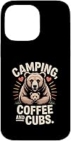 Vista 21 de Camping Coffee and Cubs Bear Family Case for iPhone 16