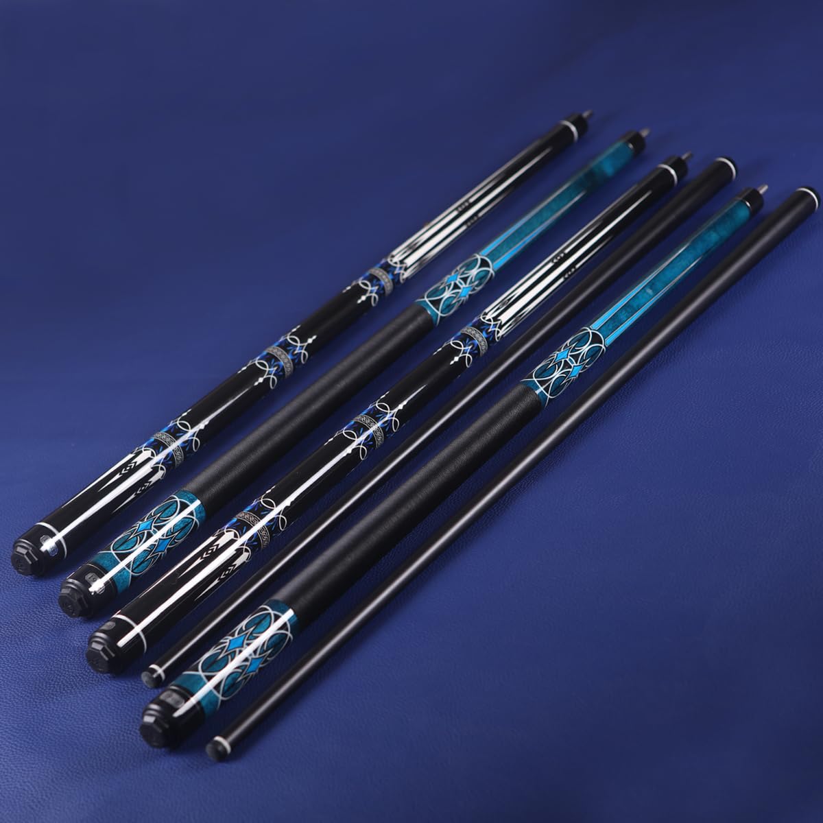 58" Glass Fibre Billiard Pool Cue Stick, Professional Low Deflection Pool Sticks, 58-inch Professional Pool Sticks for Adults Technology Pool Cue Billiard Cues 13MM Tip