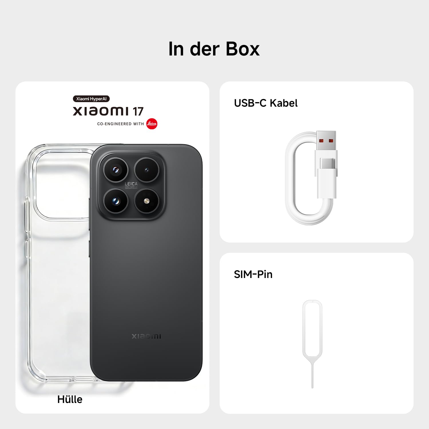 XIAOMI 17 Smartphone, 12GB RAM + 512GB Speicher, Leica Summilux Optik, Light Fusion 950 Bildsensor, 6330mAh Akku, HyperAI Handy mit Android, Venture Grün, 3 Jahre Garantie