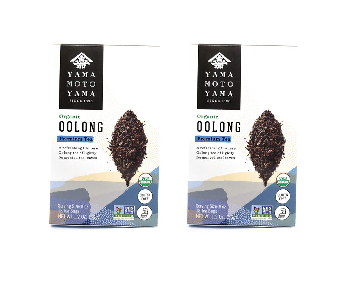 Yamamotoyama Organic Oolong Premium Tea (2 Pack, Total of 16oz)USDA Organic