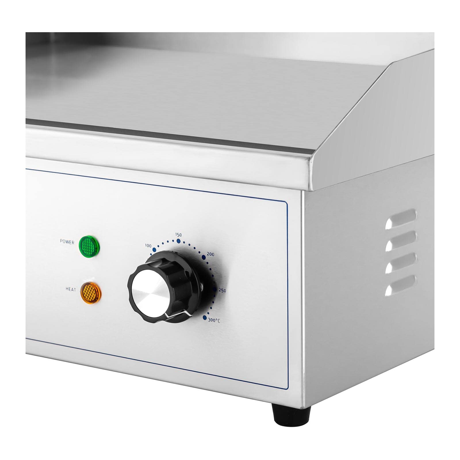 Royal Catering RCPG42-S - Piastra elettrica professionale per ristorante, 530 x 350 mm, 23000 W