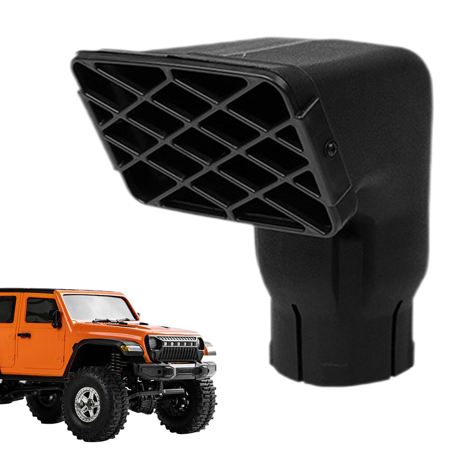 Car Snorkel Start Replacement, Lightweight Resistant Air Intake Top, Off Road Tube Head for 4x4 and Vehicles Whether Upgrading or Replacing an Existing Part