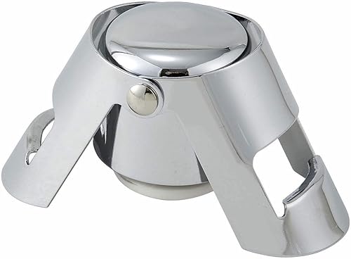 Miniatura 4 de Winco - Tapón de botella de champán cromado (juego de 4)