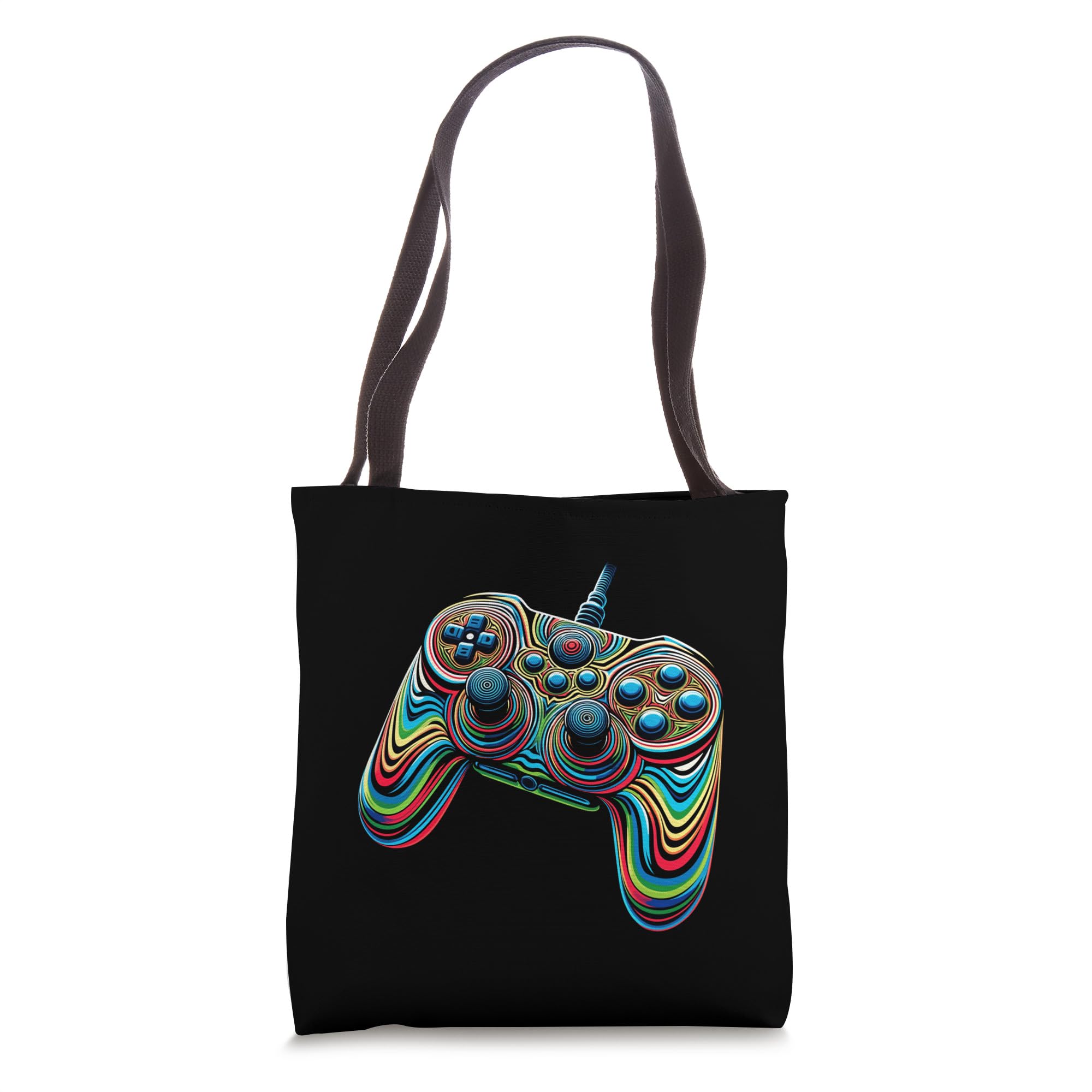 Cool Gaming Controller In Op Art Style Christmas Tote Bag