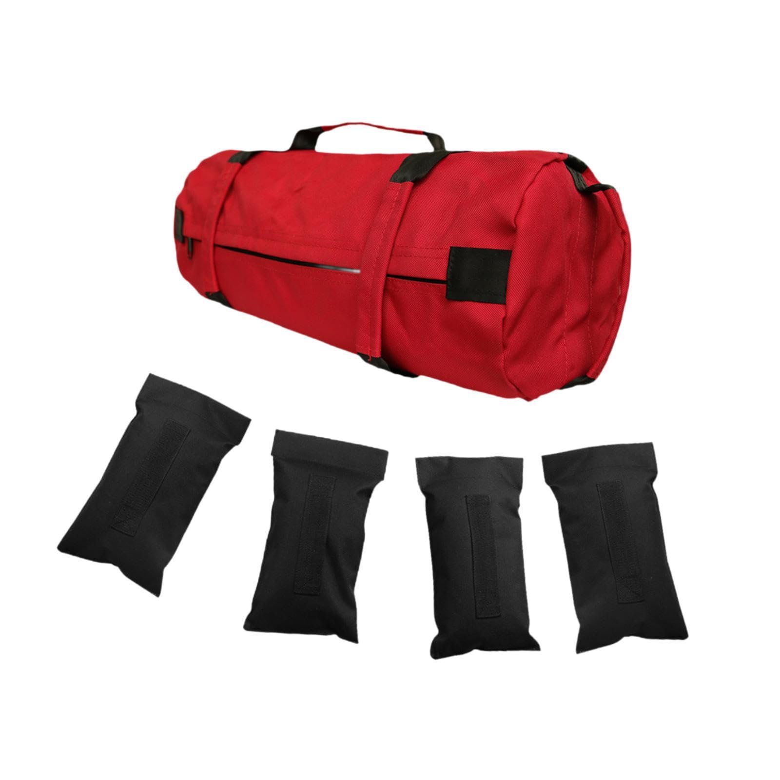 Merishopp Weightlifting Training Sandbag Core for Running Home Training Cross-Training Red