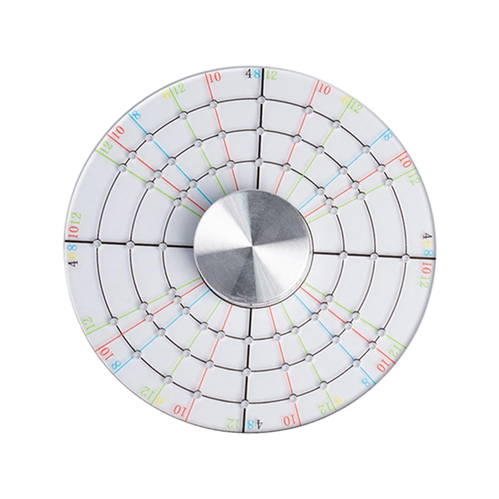 kowaku Circular Divider Pottery Supplies Acrylic DIY Gadgets Ceramics Modeling Pottery Trimming Tool for Art Crafts Pottery Wheel, 12cm