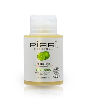 Daily Bergamot Shampoo - Gentle Bergamota Shampoo with Bergamot Oil, Olive Leaf & Rosemary Extract, For Shine & Softness, 10.1 Fl Oz 300 mL