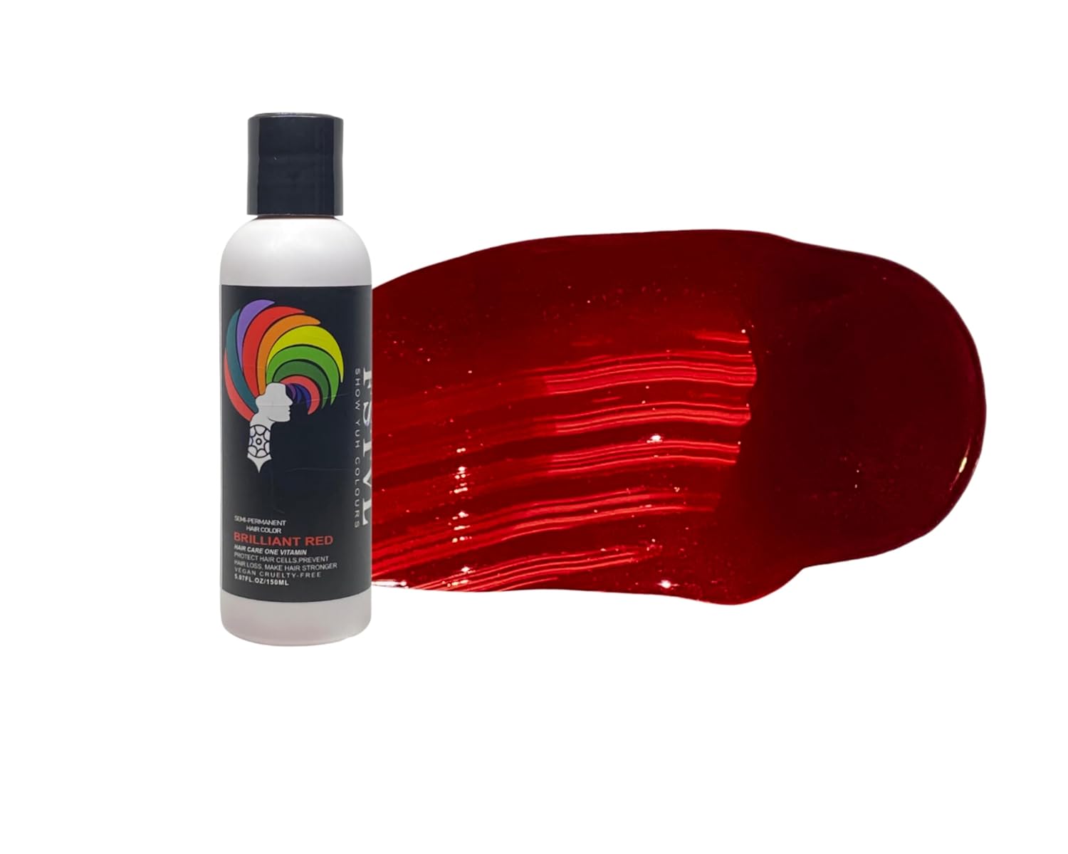 Vibrant Cruelty Free, Semi Permanent Hair Color Dye (Brilliant Red) Vibrant Cruelty Free, Semi Permanent Hair Color Dye (Brilliant Red)