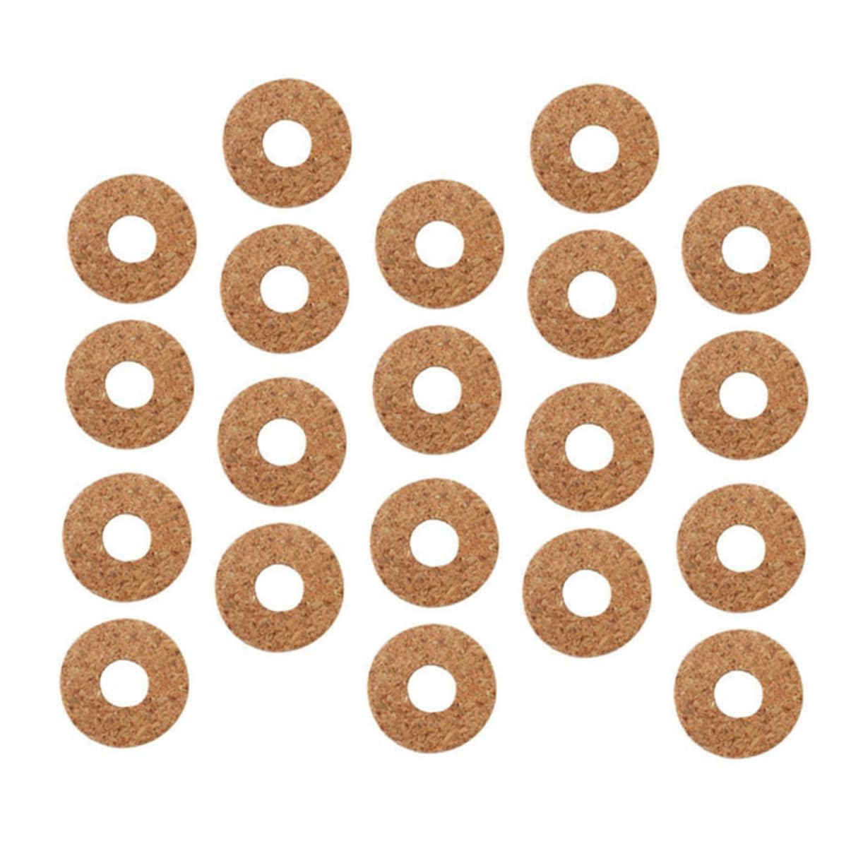 BESPORTBLE 20Pcs Portable Cork Guitar Pick Grips Self Adhesive Easy to Use for Guitar Lovers Prevents Dropping Picks While Playing present for Musicians