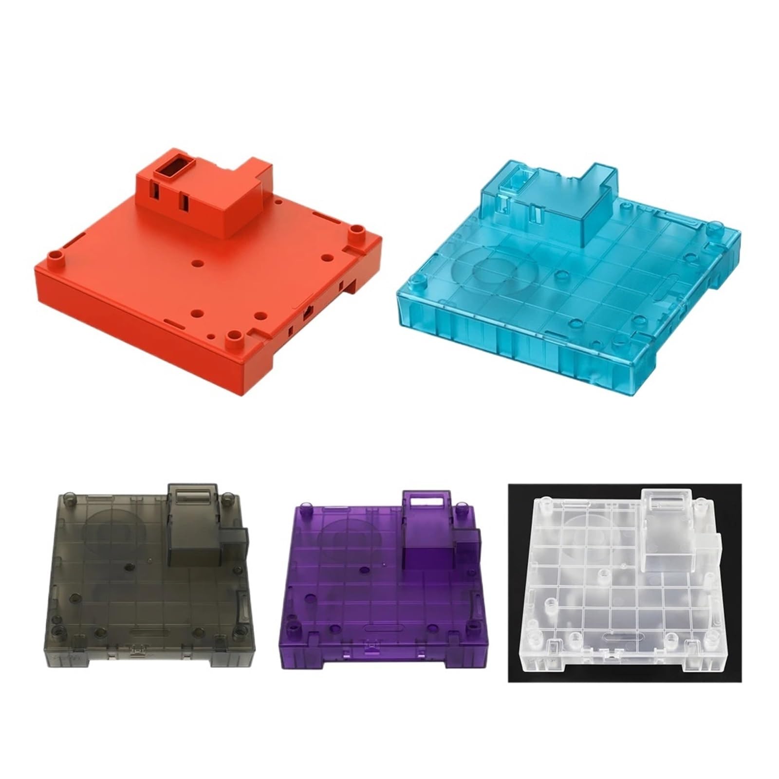 Pięć Kolorów Wymiennej Obudowy Akcesoria Do Konsoli Do Gier - Kompatybilny Z Gamecube Gameboy Player DOL-017 - Kompatybilny Z NGC(Tran Purple)