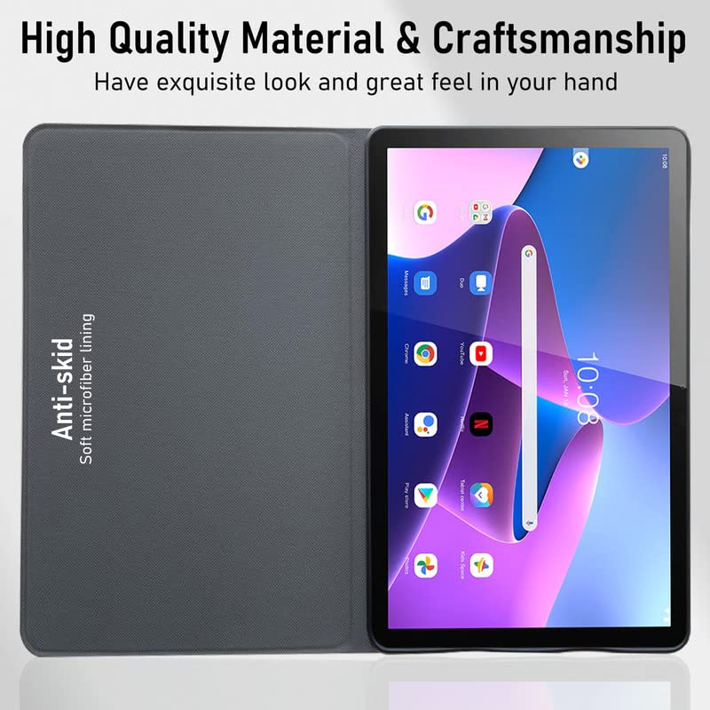 Image of Robustrion Flip Stand Case Cover for Lenovo Tab M10 FHD 3rd Gen 10.1 inch Cover - Blue