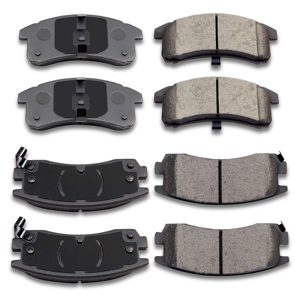 cciyu D714 D623 Front Rear Ceramic Brake Pads Kits 8pcs fit For 95-96 For Buick Riviera,94-96 For Cadillac DeVille,94-96 For Cadillac Eldorado,94-96 For Cadillac Seville,95-96 For Oldsmobile Aurora