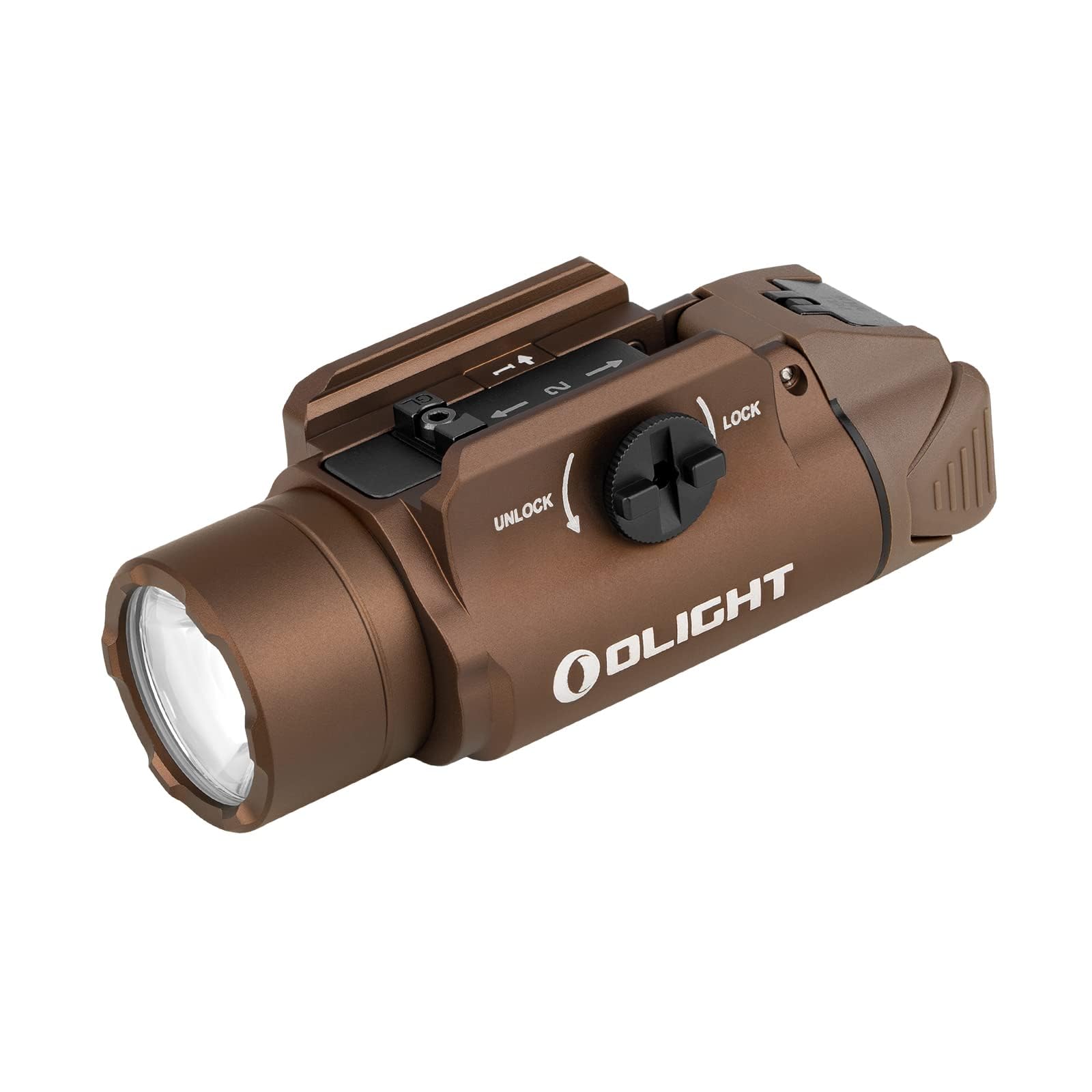 OLIGHT PL-3S Valkyrie Rail-Mounted Light Torch 1000 lumens and Throw of 200 Meters,with High Brightness, Suitable for Field Search (Desert Tan)