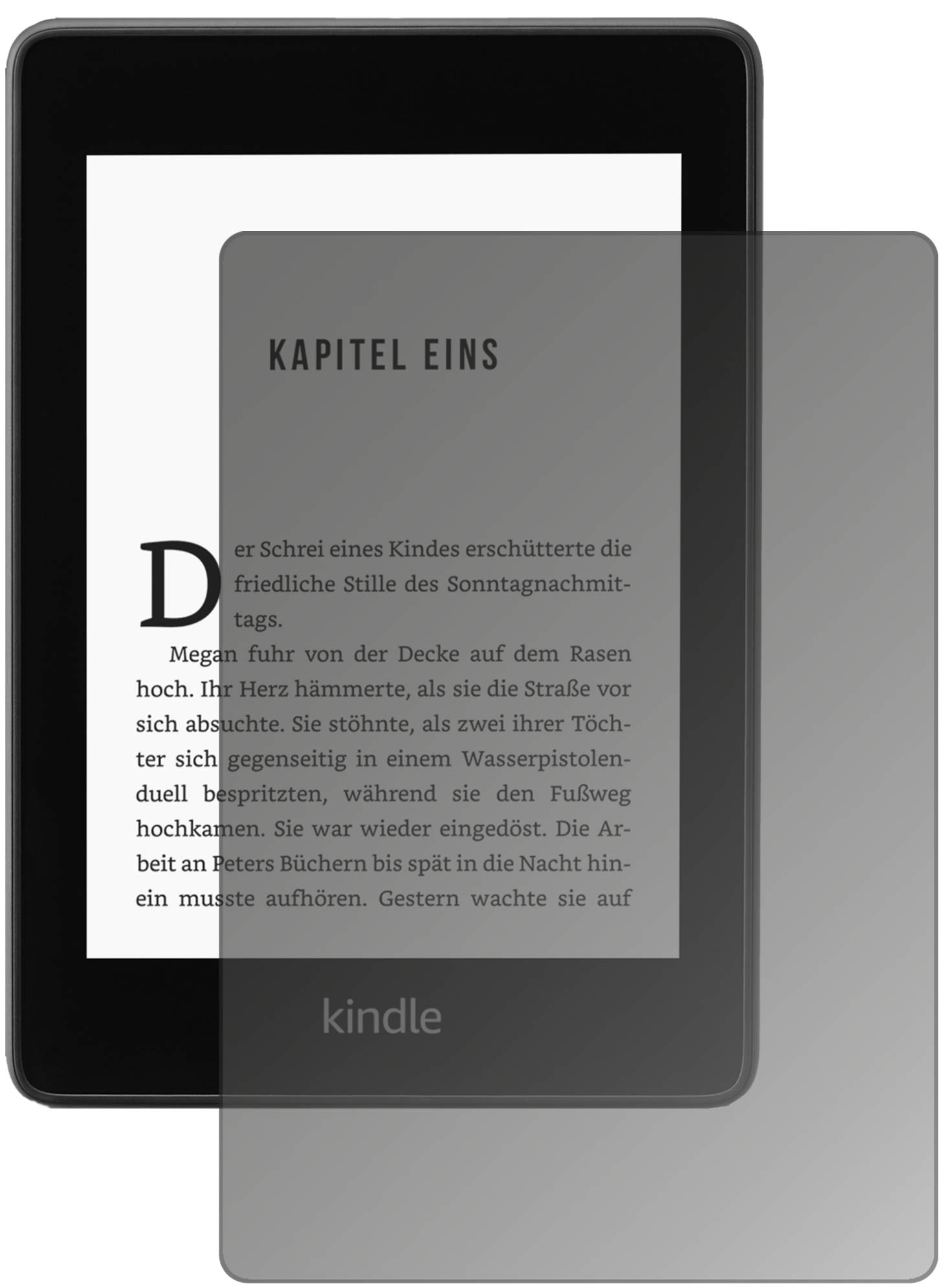 dipos Blickschutzfolie für Amazon Kindle Paperwhite (2018) | Displayschutz matt mit 4-Wege Sichtschutz-Effekt, Privacy Filter, passt perfekt, kratzfest, blasenfrei, selbstklebend
