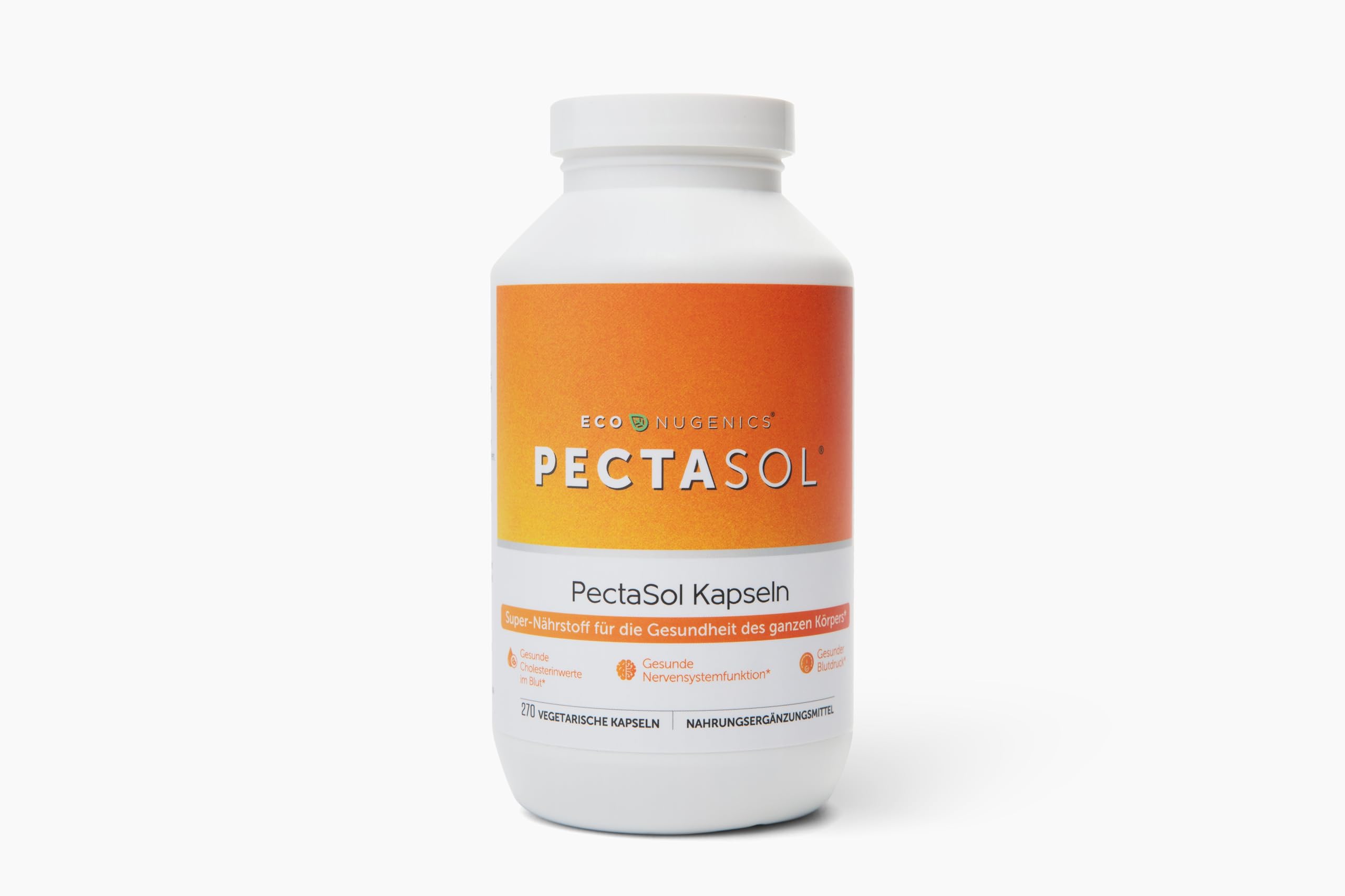Econugenics, PectaSol-C, Modified Citrus Pectin, 270 Vegetable Capsules