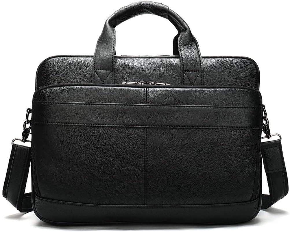 Vintage Men's Bag Business Handbag Multifunctional Computer Crossbody Male