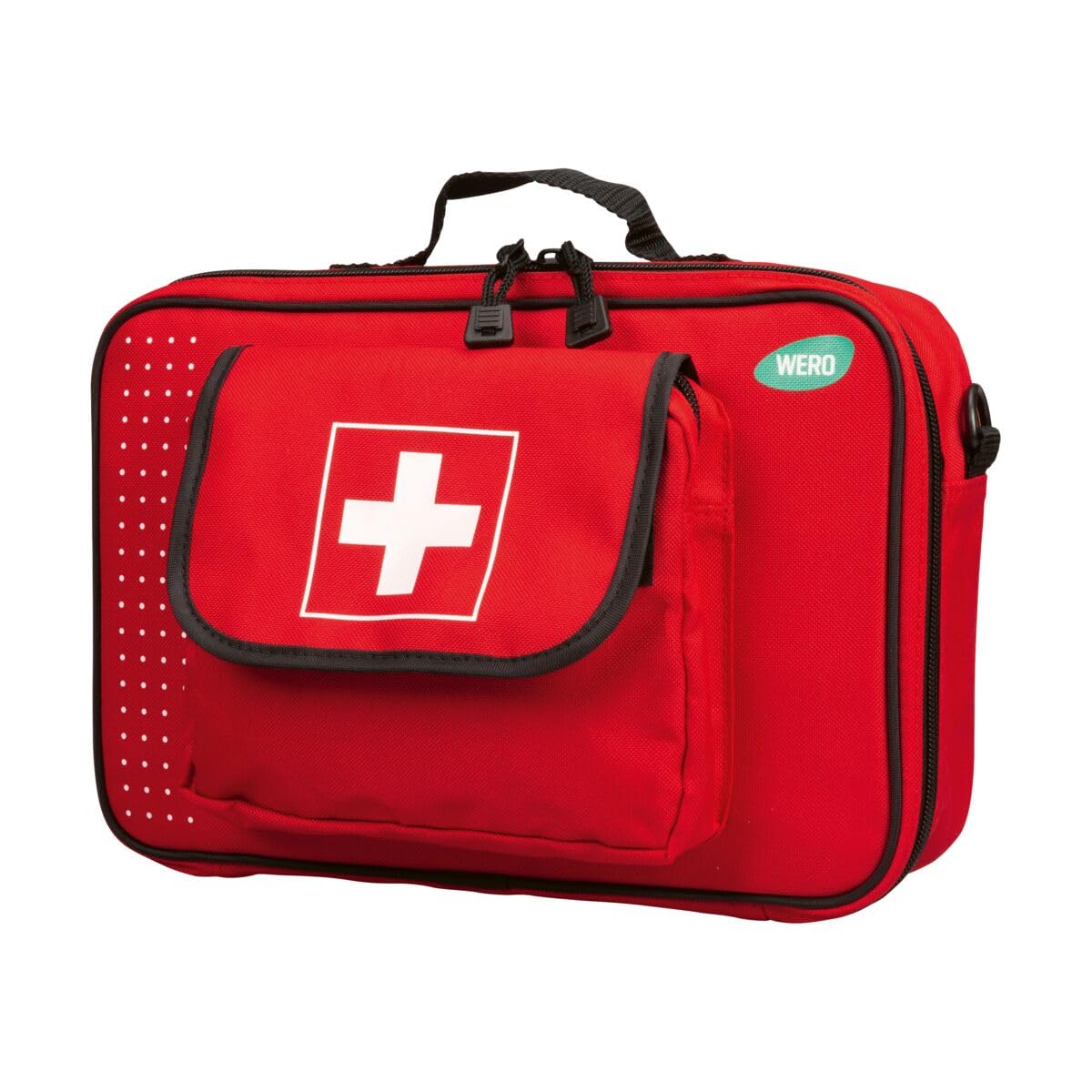 WERO Erste-Hilfe-Tasche groß – Sani-To-Go | umfangreiches Notfall-Set für Wandertage, Ausflüge, Schule & Outdoor, wasserabweisende Tasche