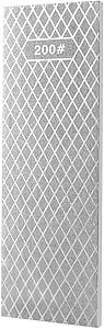 Double Sided Diamond Sharpening Stone Plates for Kitchen and Outdoor Knives - 7.99 x 2.71 inches, Coarse/Medium/Ultra Fine