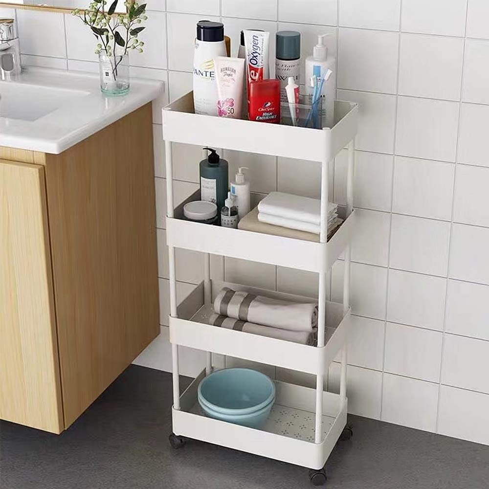 Carrello Portaoggetti 4 Ripiani LEMFÖRDER - Per Bagno Cucina Ufficio - Foto 7